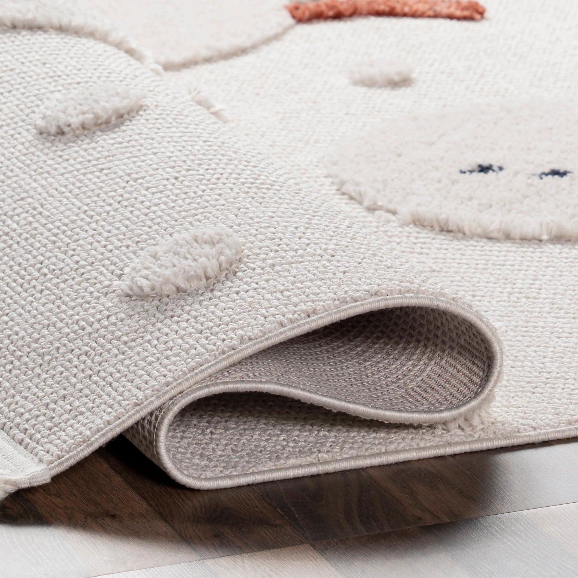 Freda Snowmen Tasseled Kids Rug