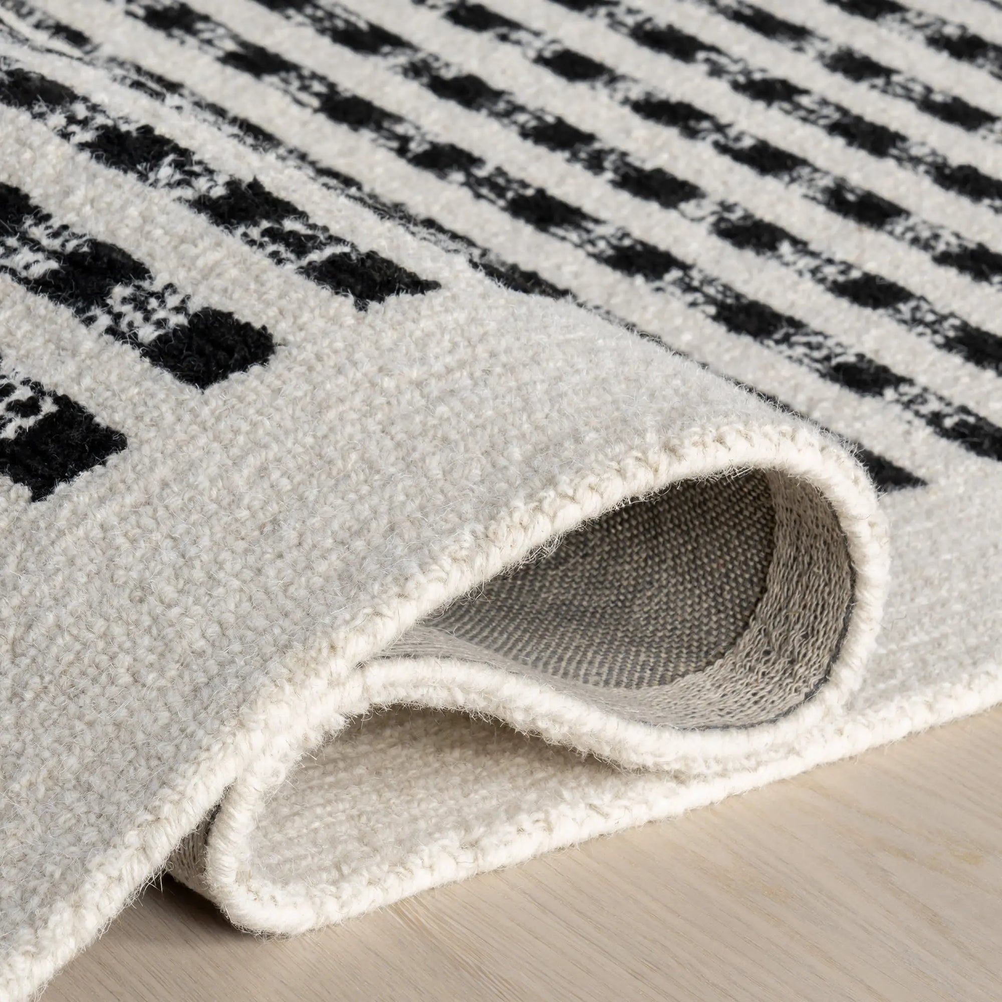Kristie Wool Striped Rug