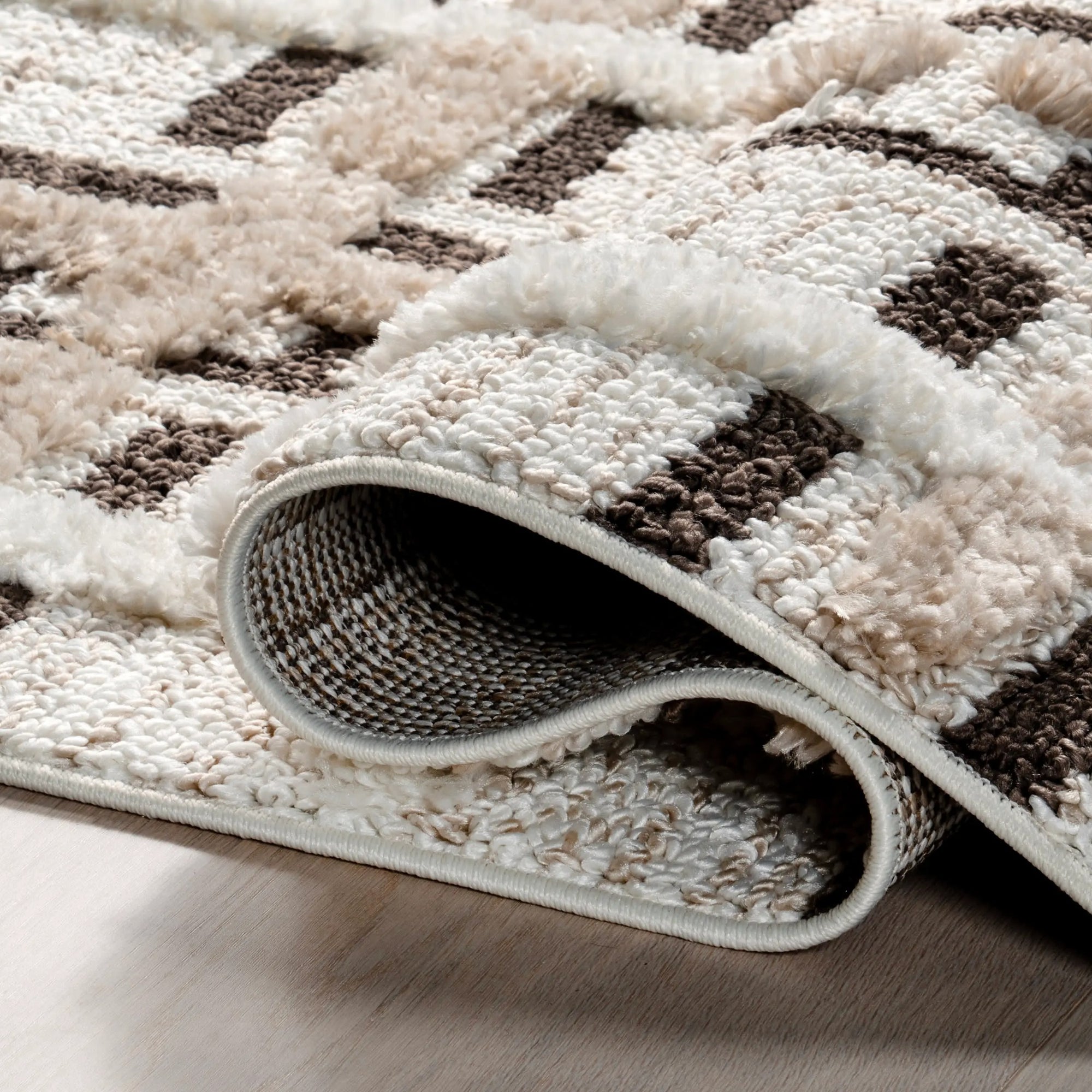 Scarletta Plaid Tasseled Rug