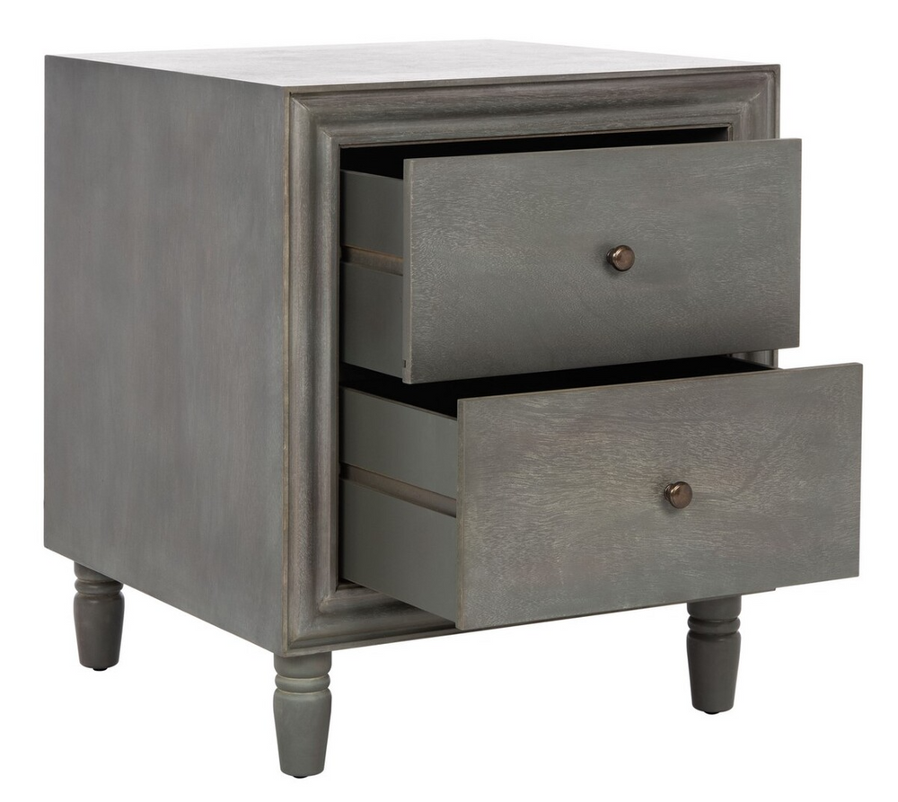 Blaise Nightstand With Storage Drawers