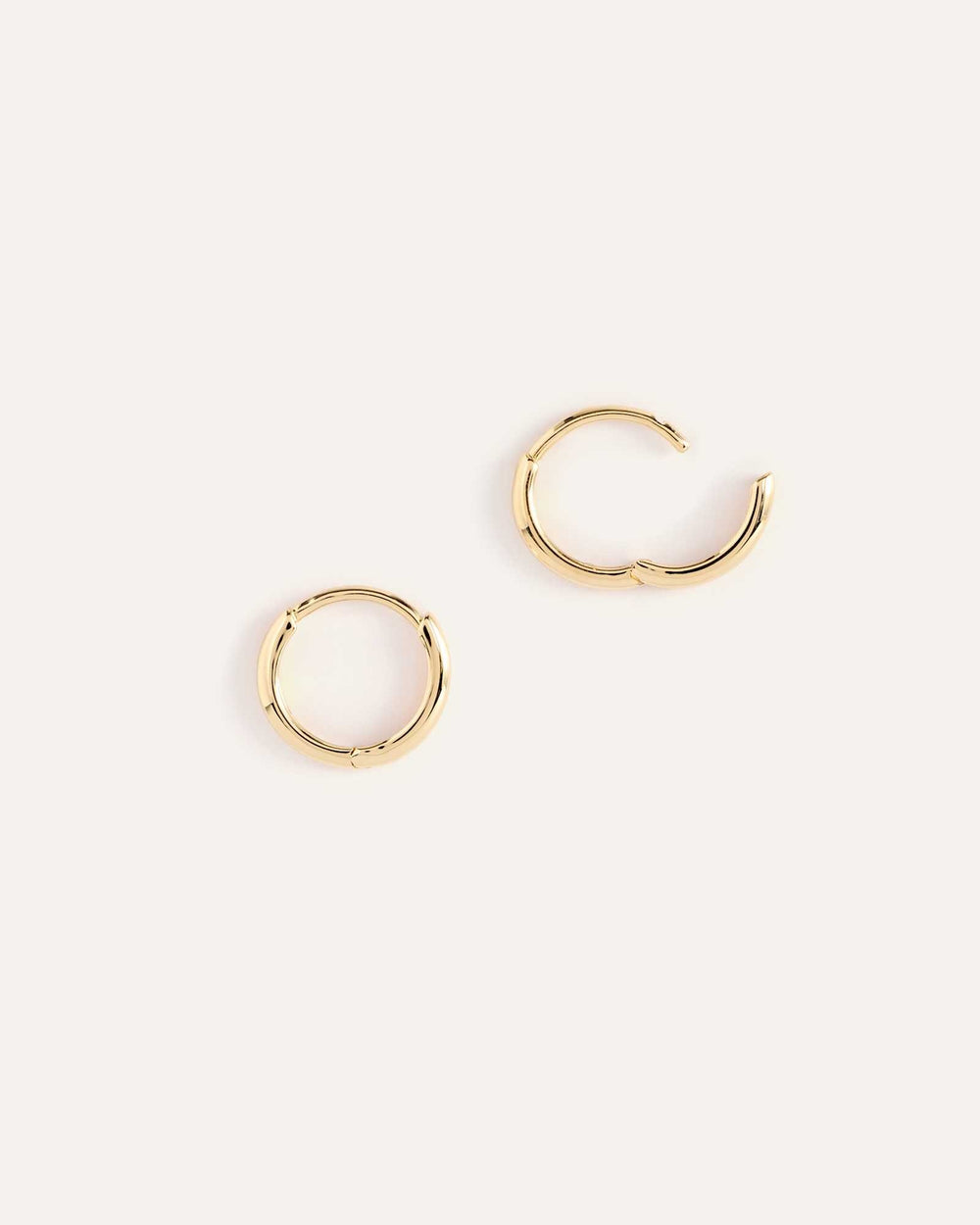 14K Gold Bold Hoops