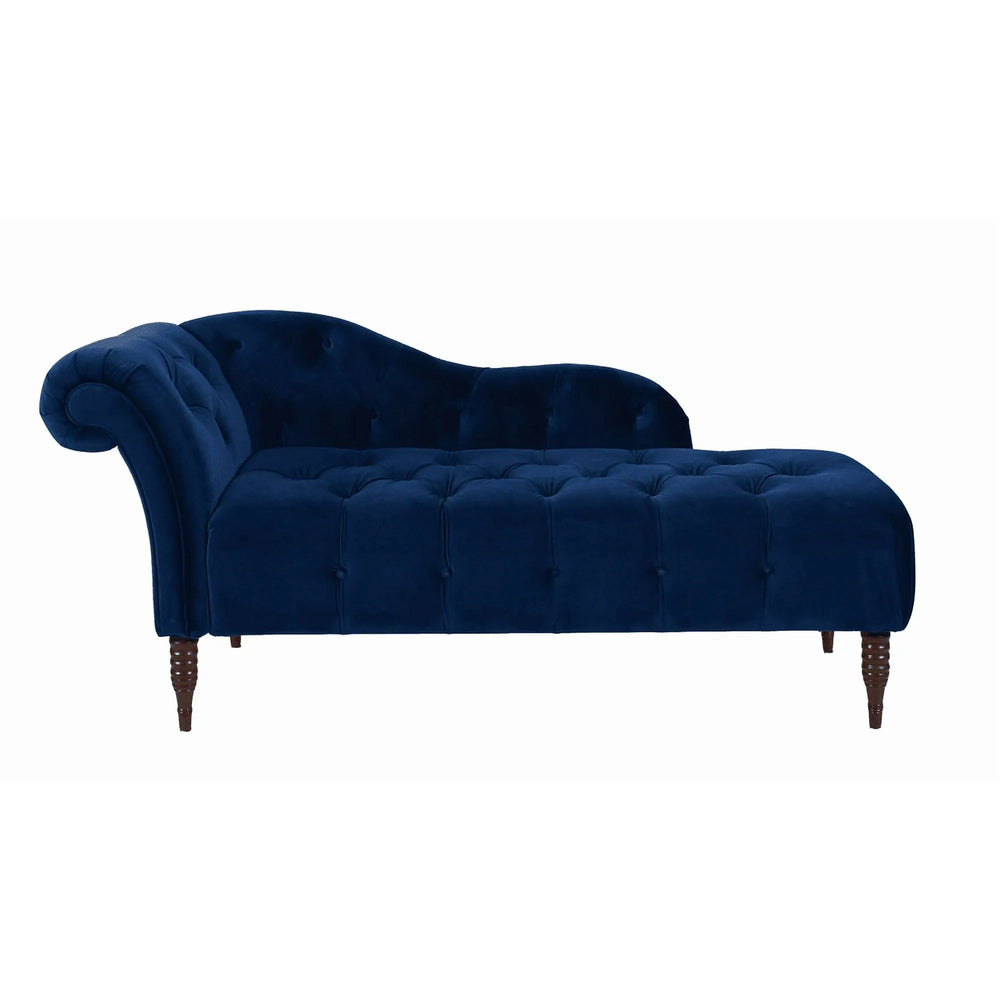 Samuel Tufted Roll Arm Chaise Lounge