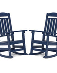 Patio Slat Rocking Chair (Set of 2)
