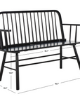 Lucilia Windsor Spindle Bench