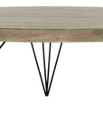 Mansel Retro Mid Century Round Coffee Table