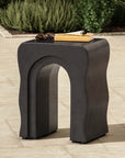 Bixby Outdoor Arched Concrete Side Table