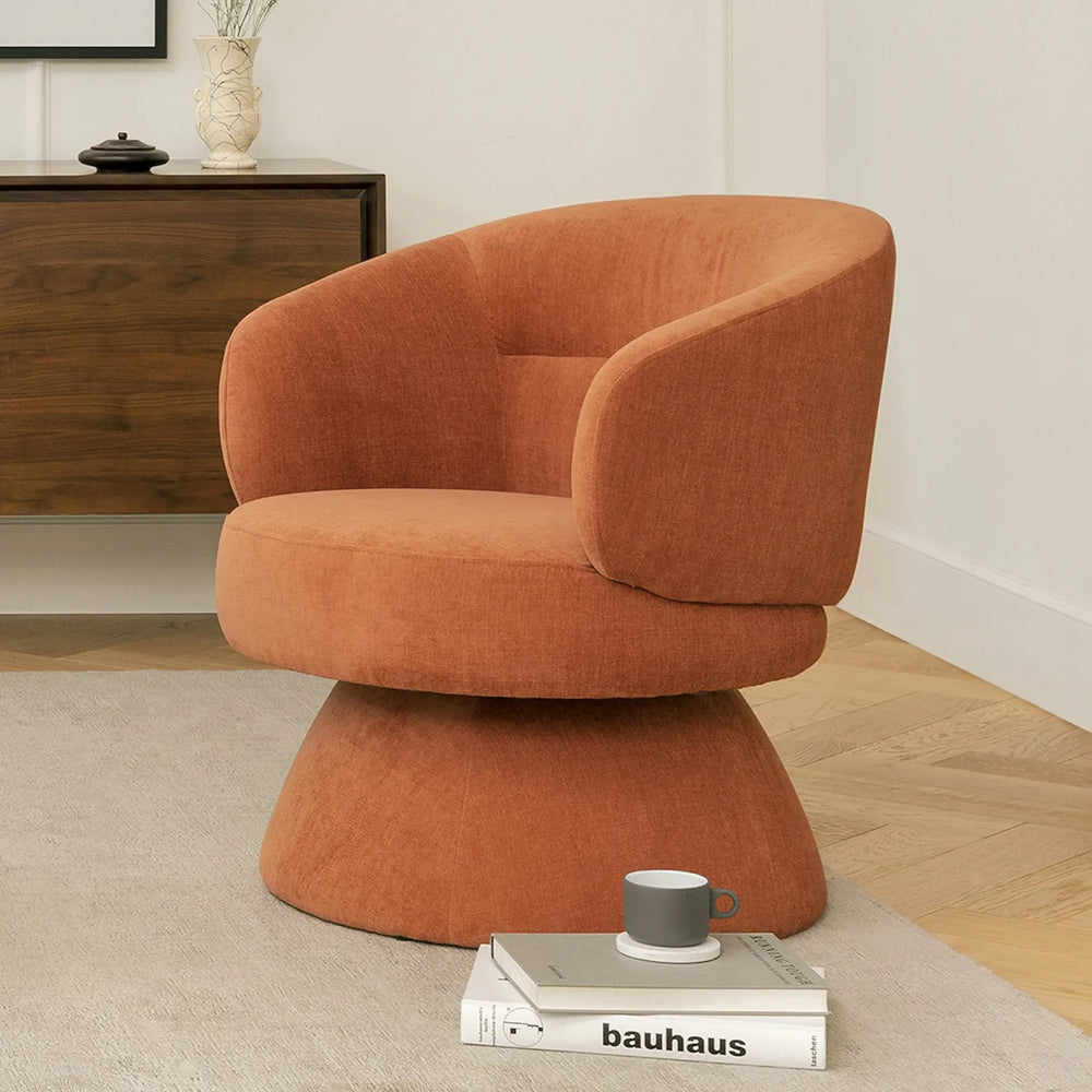 Makeva 31&quot; Swivel Lounge Chair