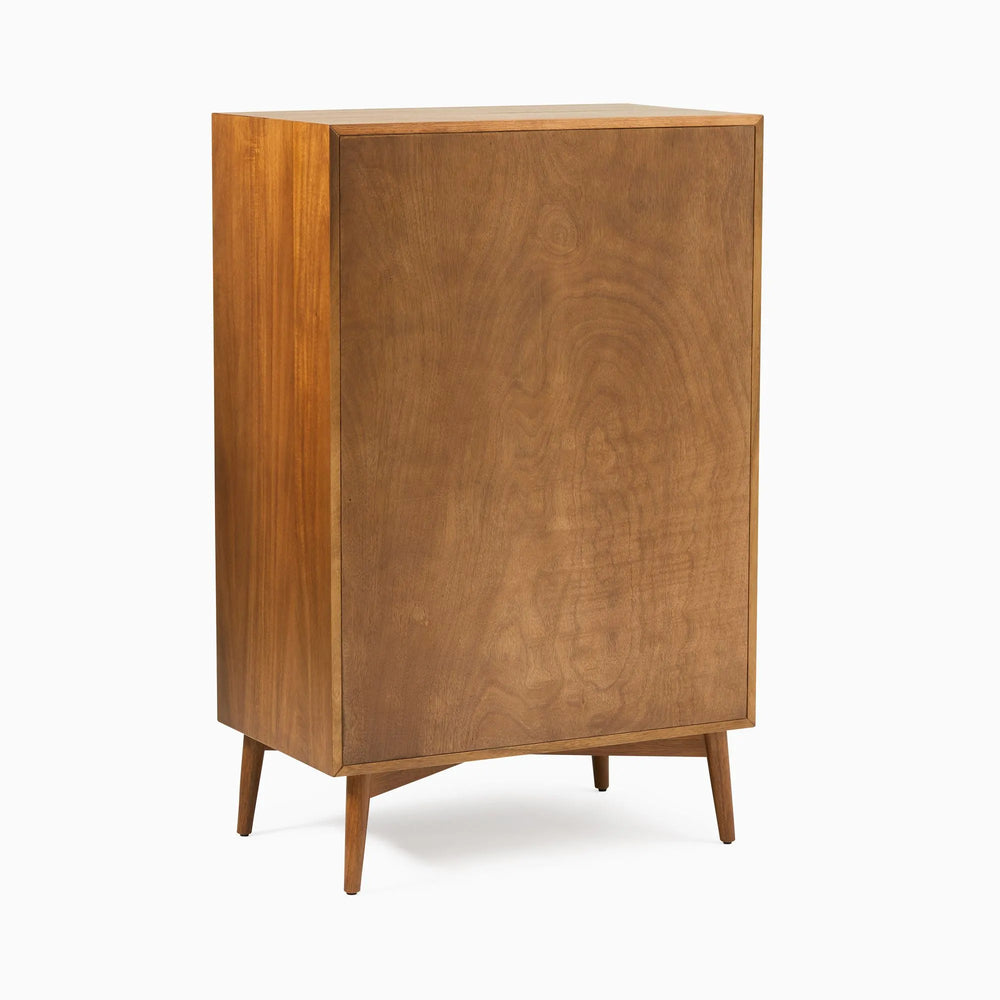 Mid-Century Tall Bar Cabinet (32")
