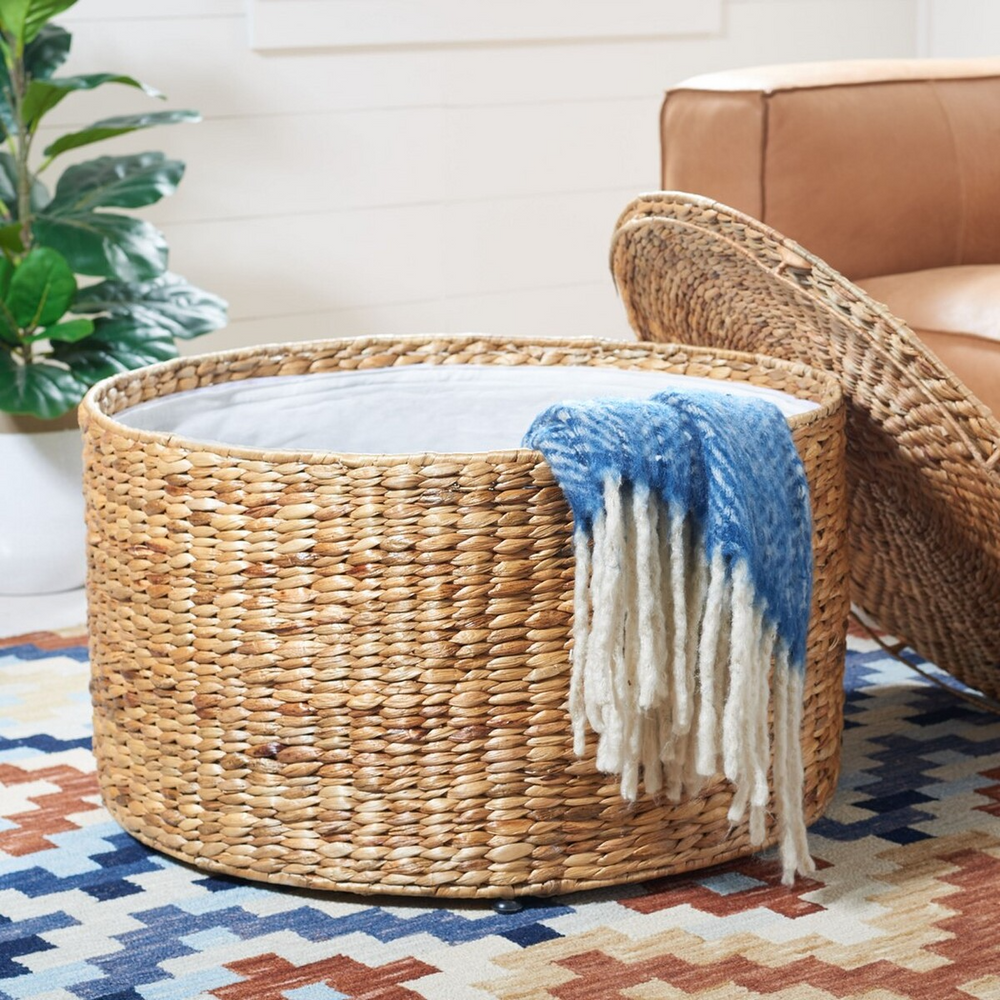 Jesse Wicker Storage Coffee Table