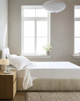 European Linen Sheet Set with Flat Sheet