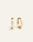 14K Gold Bold Hoops