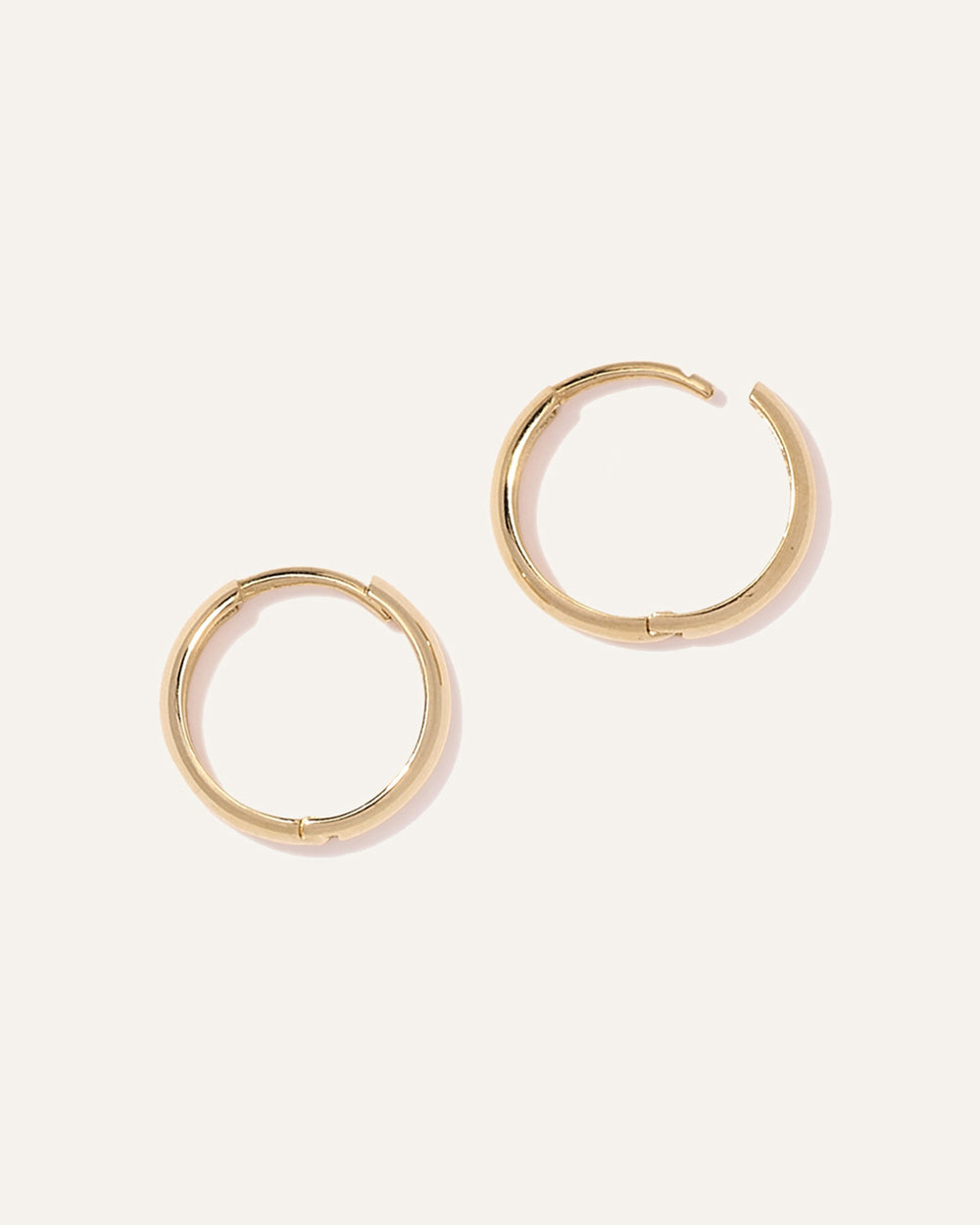 14K Gold Bold Hoops