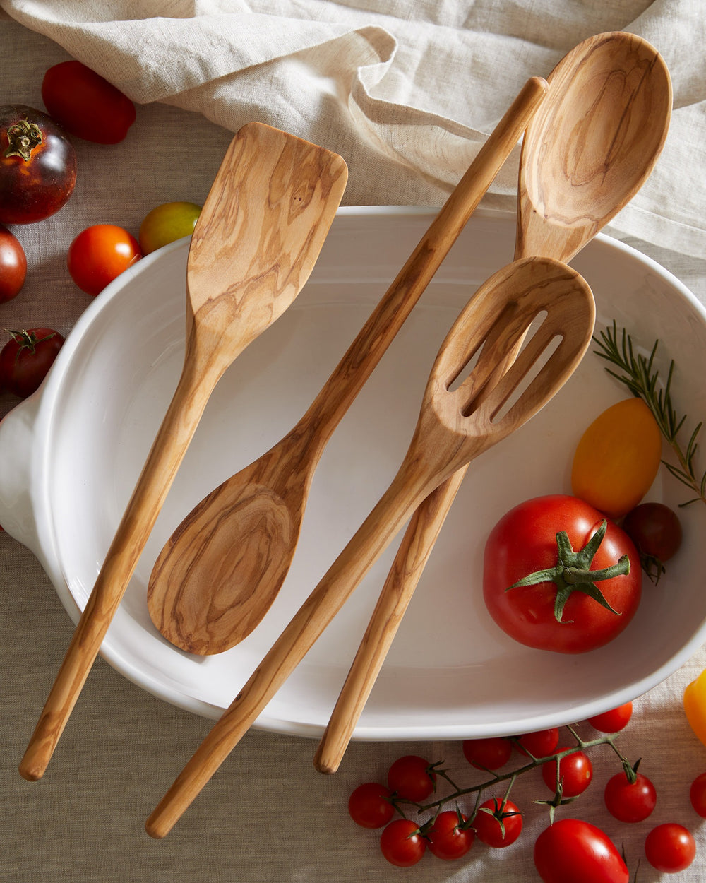 Italian Olivewood Utensil Set
