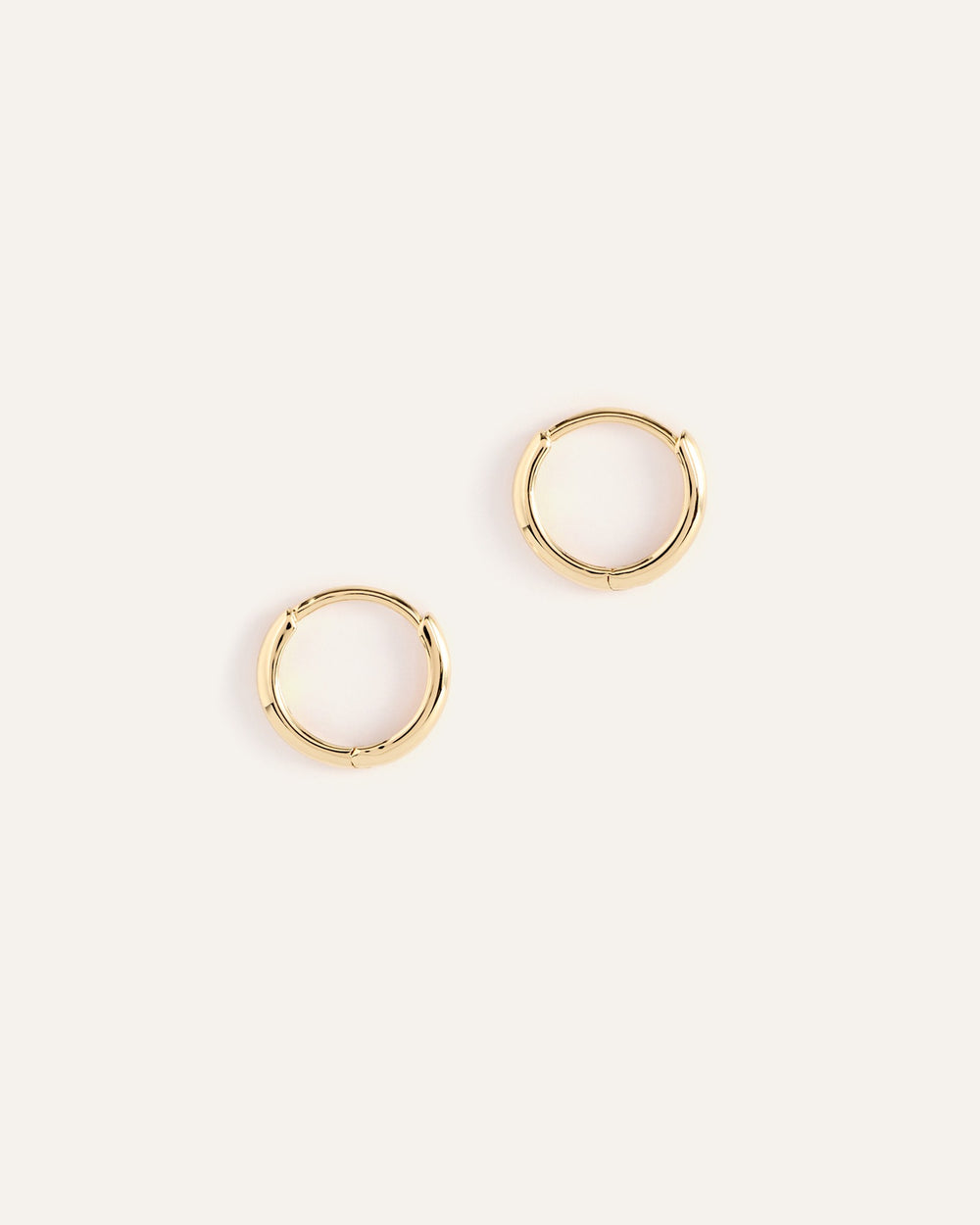14K Gold Bold Hoops