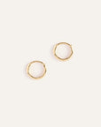 14K Gold Bold Hoops