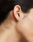 14K Gold Bold Hoops