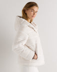 Hooded Faux Fur Jacket