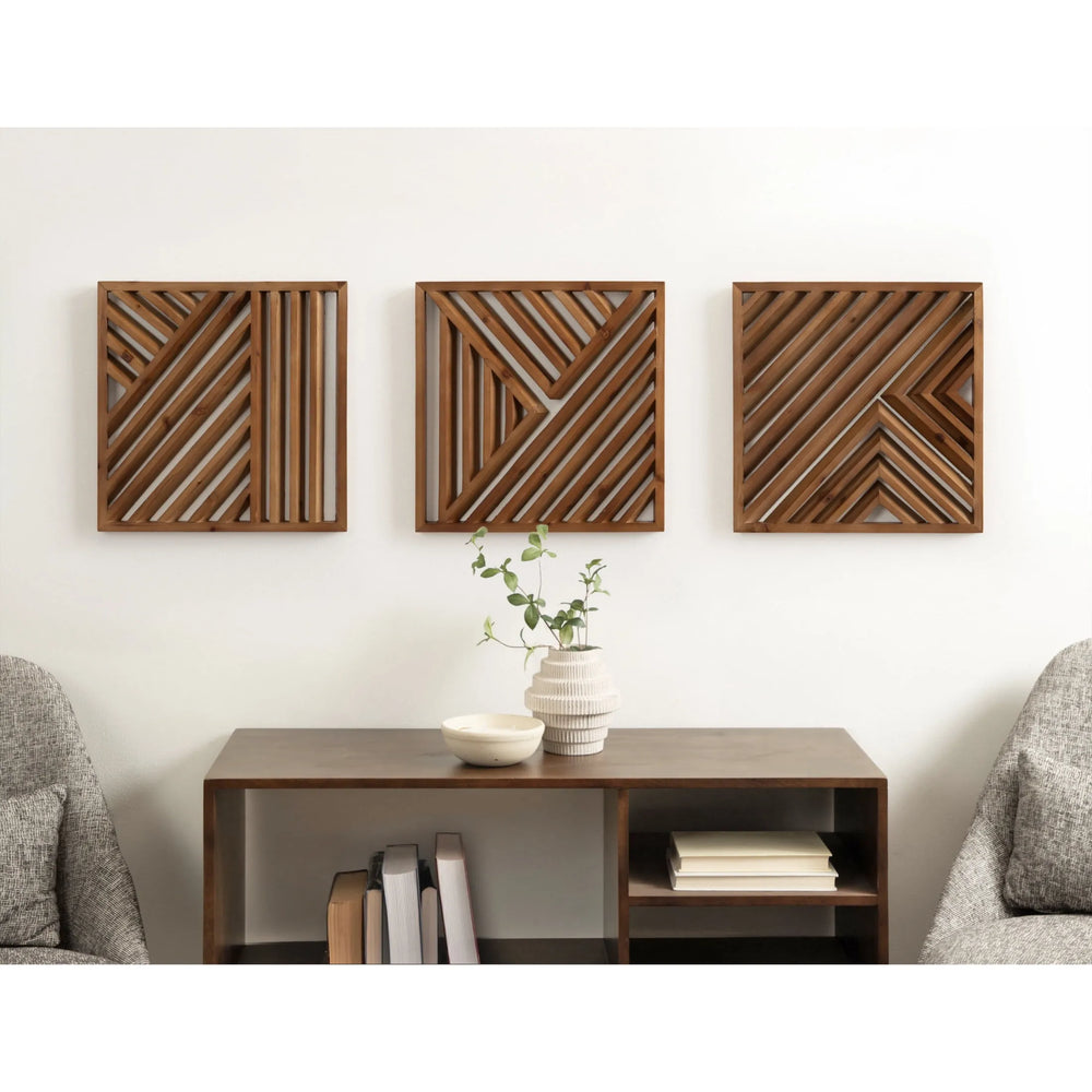 Barreda Wood Wall Plaque (Set of 3)