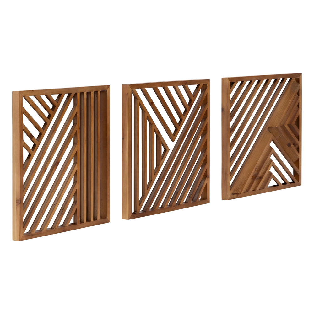 Barreda Wood Wall Plaque (Set of 3)