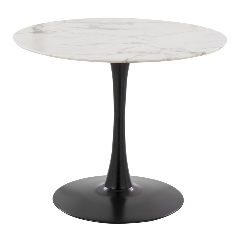 Modern Marble Veneer Top Dining Table
