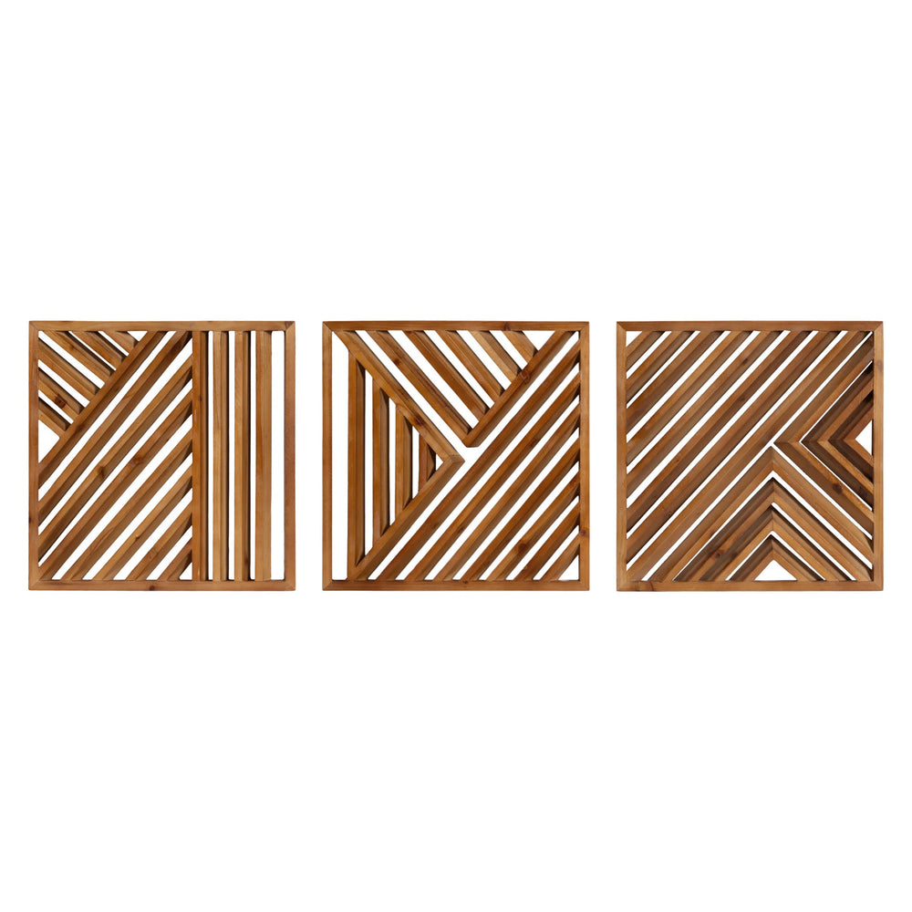 Barreda Wood Wall Plaque (Set of 3)