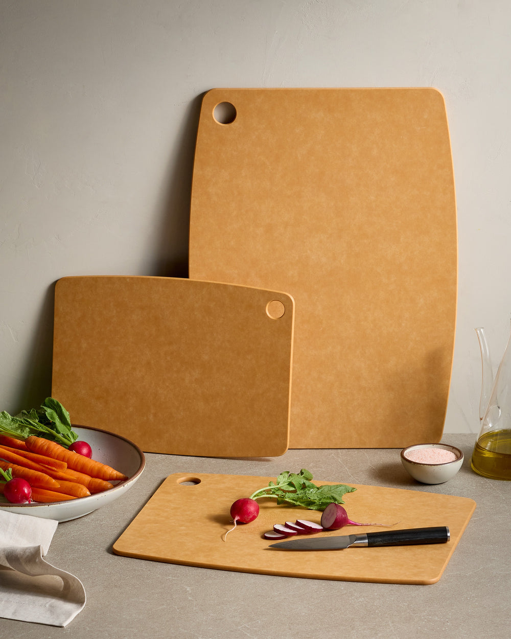 Composite Wood Cutting Boards, Set of 3