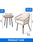 Outdoor Patio Conversation Set