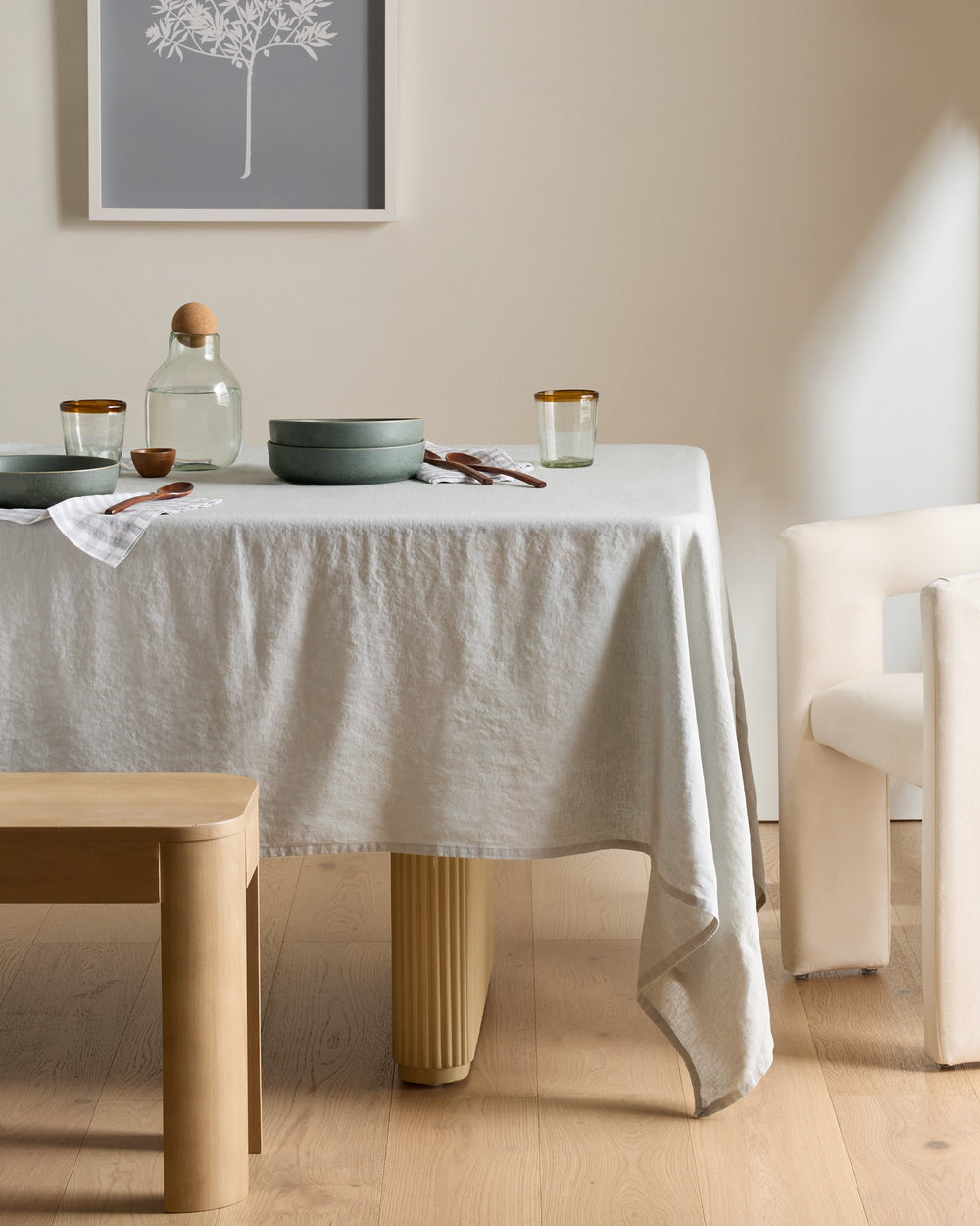 European Linen Tablecloth