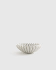 Handcrafted Fluted Marble Decorative Bowl