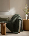 Chunky Knit Weighted Blanket