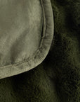 Ruched Faux Fur Throw