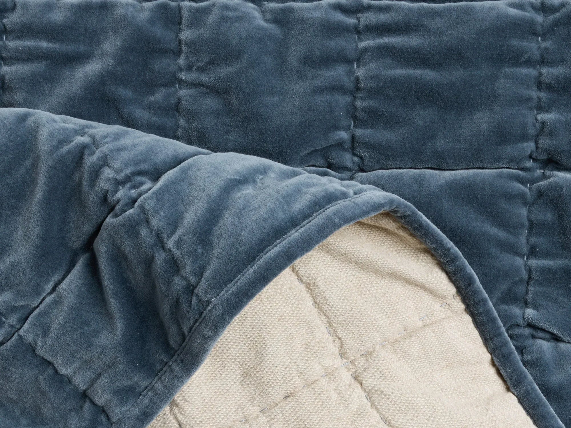 Hand Stitched Velvet Quilt