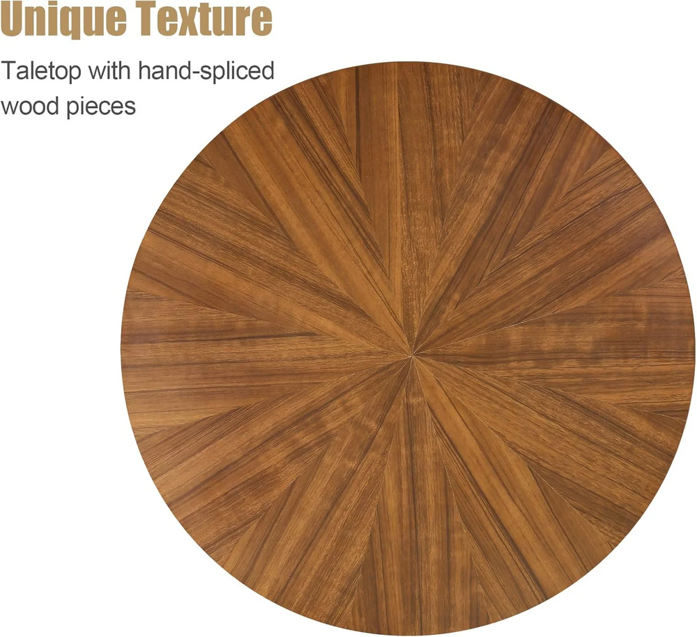 Bar Height Table with Rattan Shelf