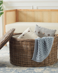 Jesse Wicker Storage Coffee Table
