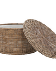 Jesse Wicker Storage Coffee Table