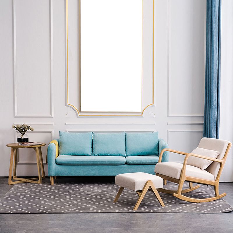Indoor Rocking Chair with Ottoman - From Where - 