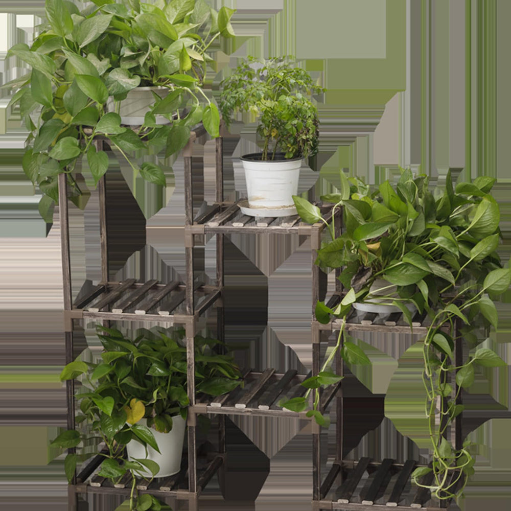 Indoor Wood Tall Plant Stand - From Where - 