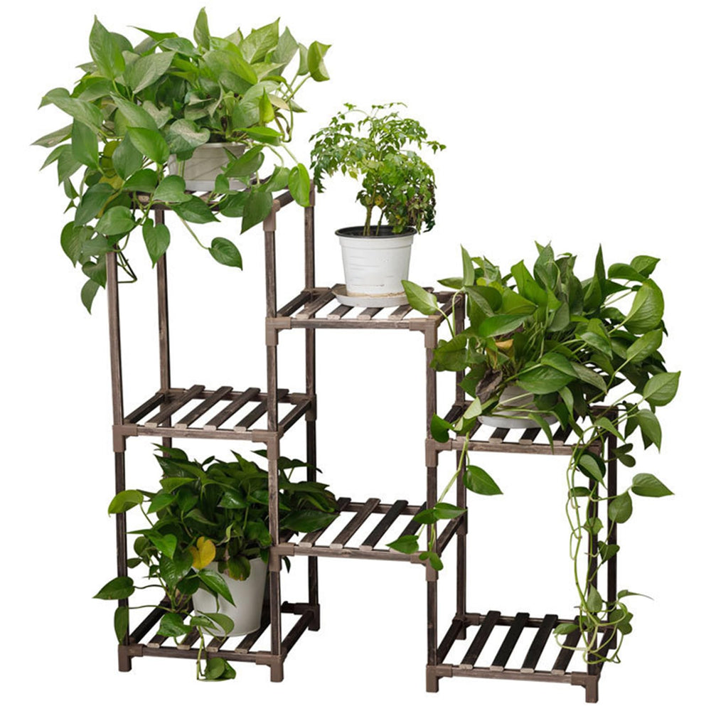 Indoor Wood Tall Plant Stand - From Where - 