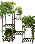 Indoor Wood Tall Plant Stand - From Where - 