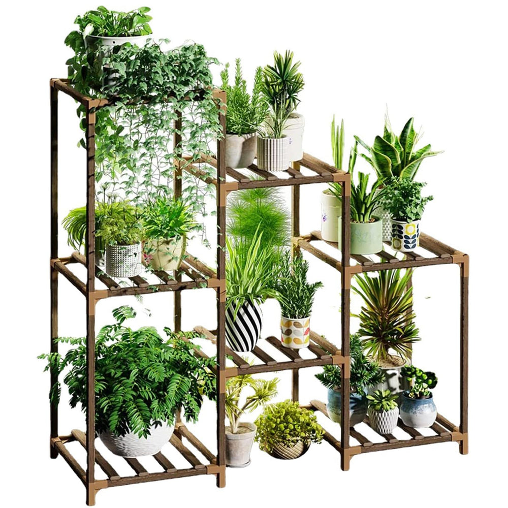Indoor Wood Tall Plant Stand - From Where - 