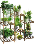 Indoor Wood Tall Plant Stand - From Where - 