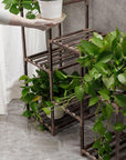 Indoor Wood Tall Plant Stand - From Where - 
