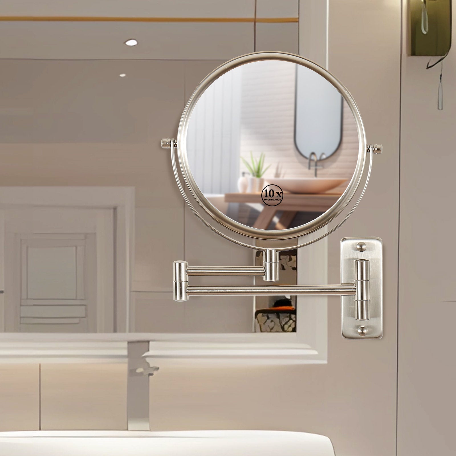 Indre Metal Flat Wall Mirror - From Where - 