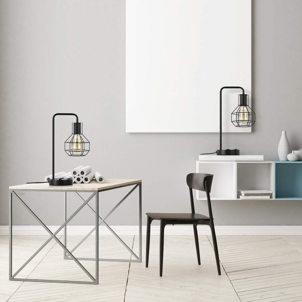 Industrial Bedside Desk Lamp - From Where - 