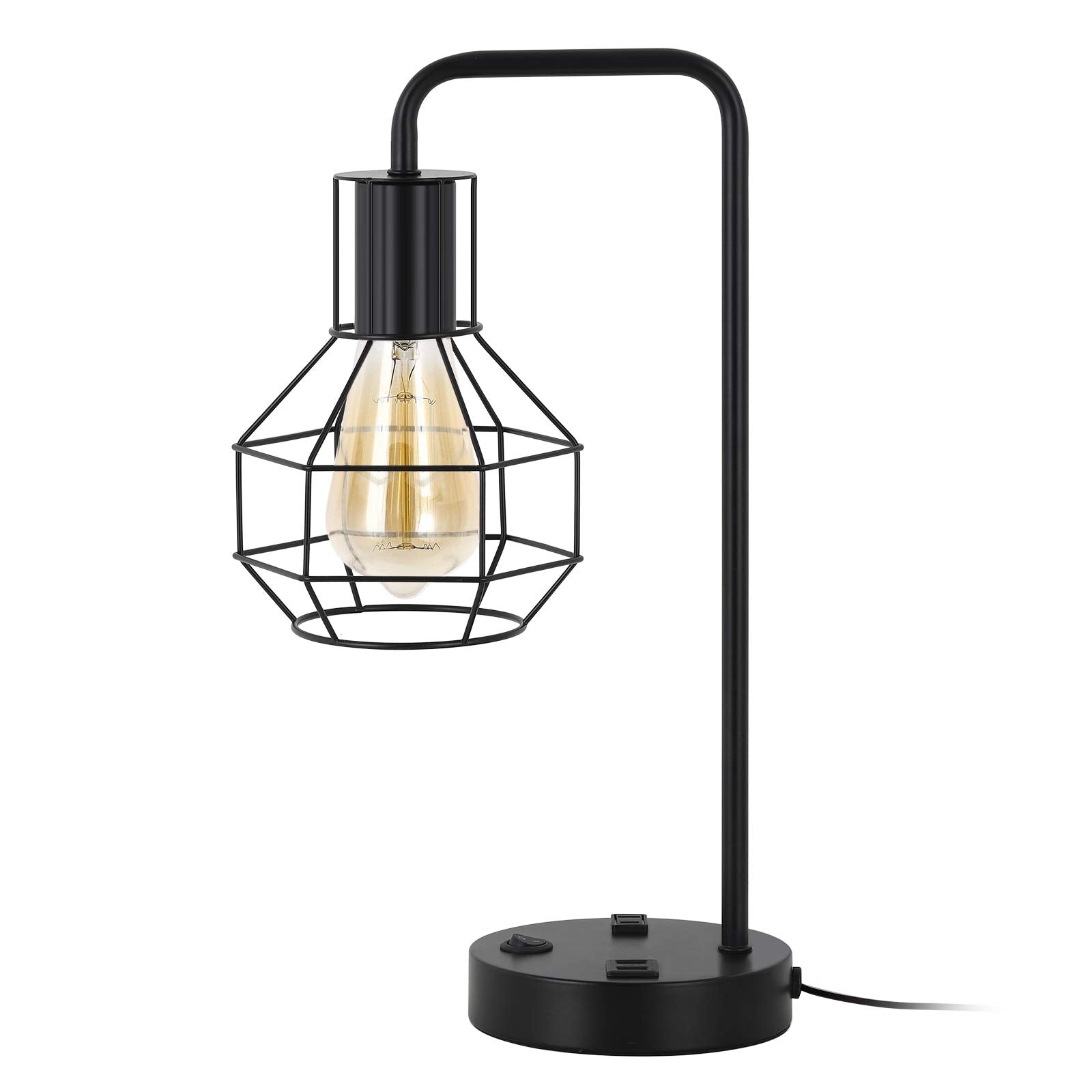 Industrial Bedside Desk Lamp - From Where - 
