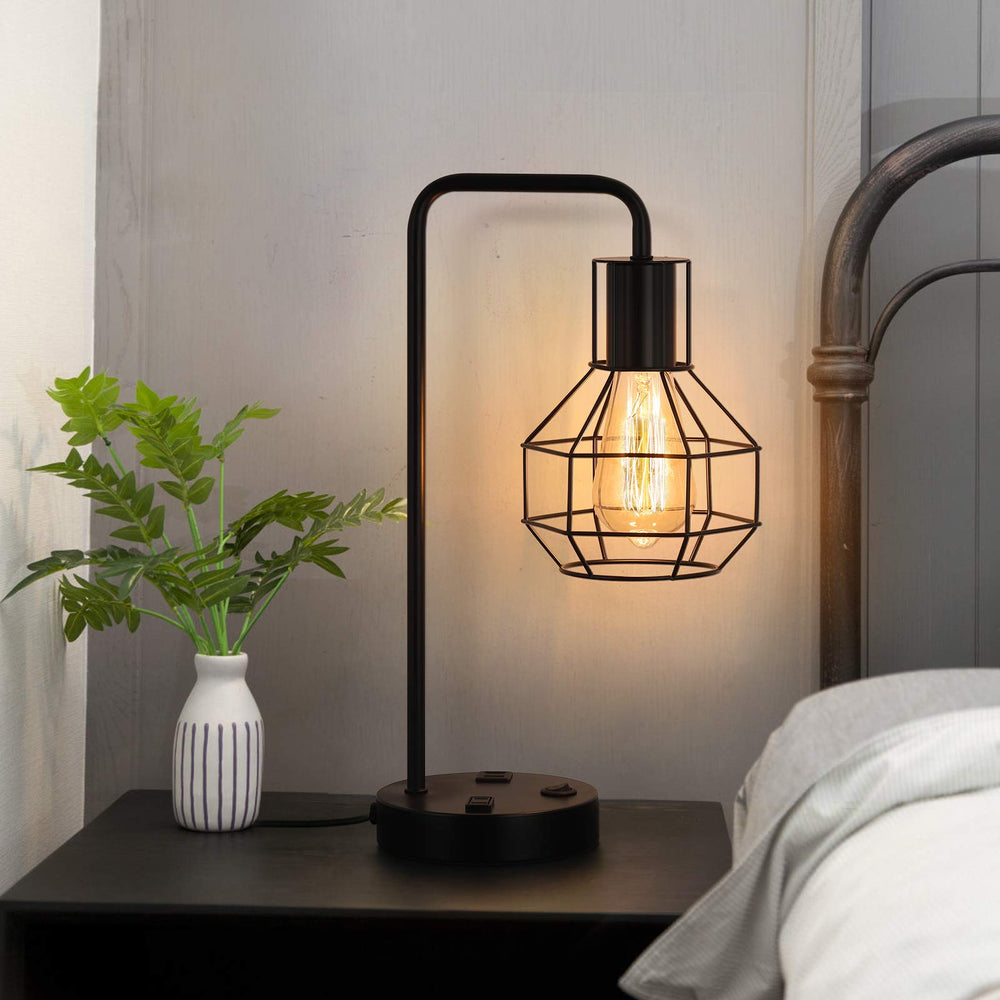 Industrial Bedside Desk Lamp - From Where - 