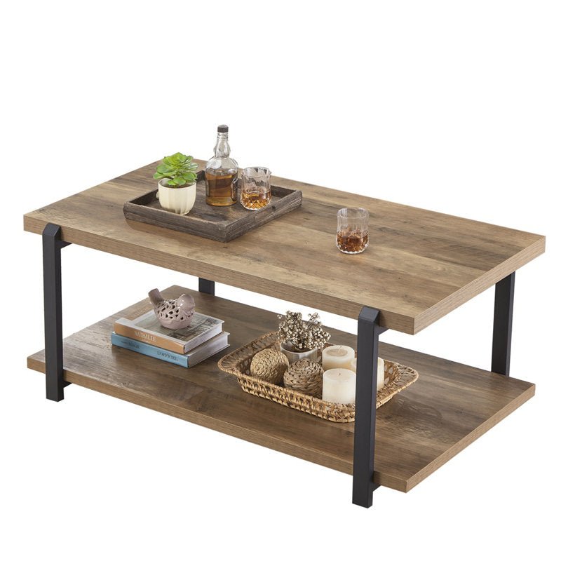 Industrial Coffee Table with Storage - From Where - 