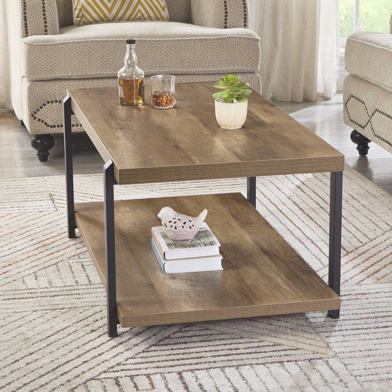 Industrial Coffee Table with Storage - From Where - 