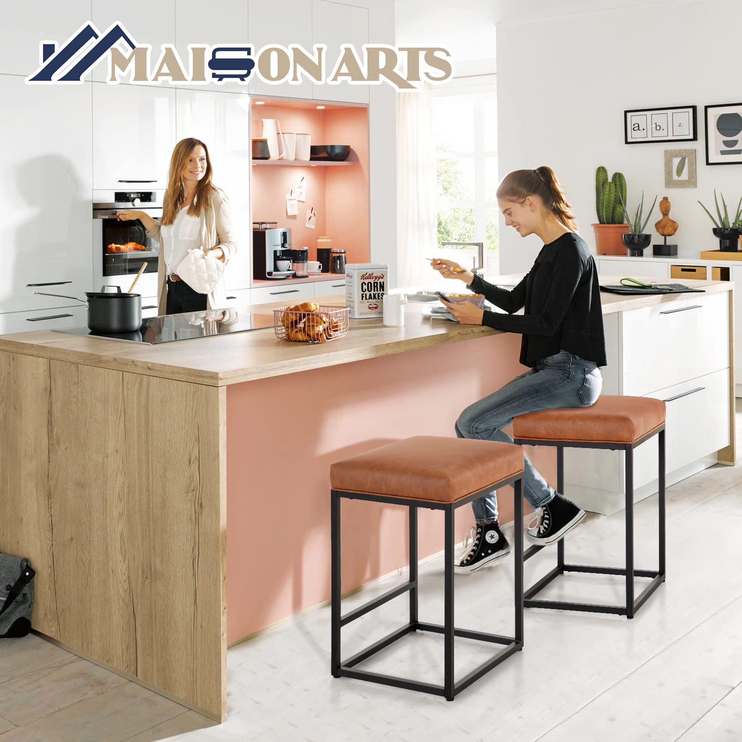 Industrial Counter Height Bar Stool - From Where - 