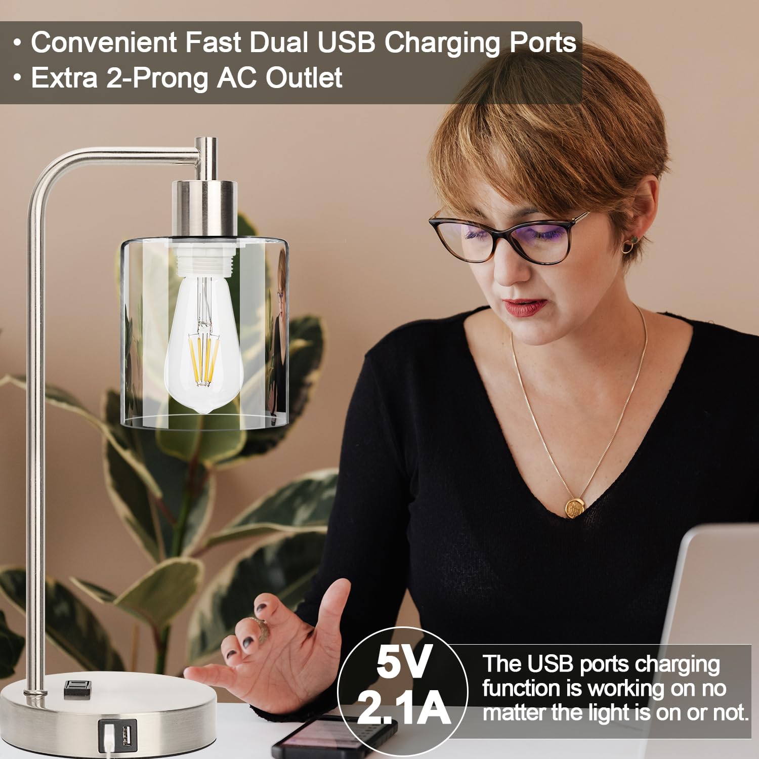 Industrial Desk Lamp (Set of 2) - From Where - 